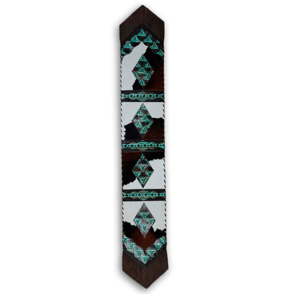 D2W Trading Fringed Longhorn Diamonds w Details & Navajo Table Runner - Multiple Lengths