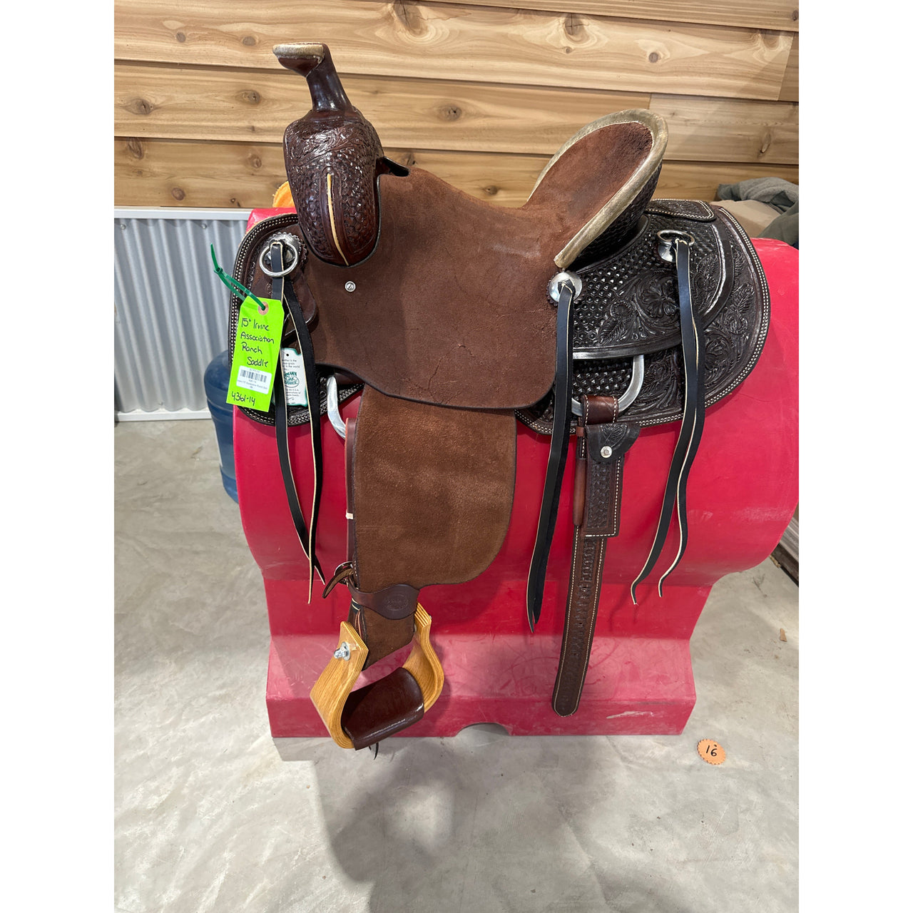 Irvine's 15" Association Ranch Saddle