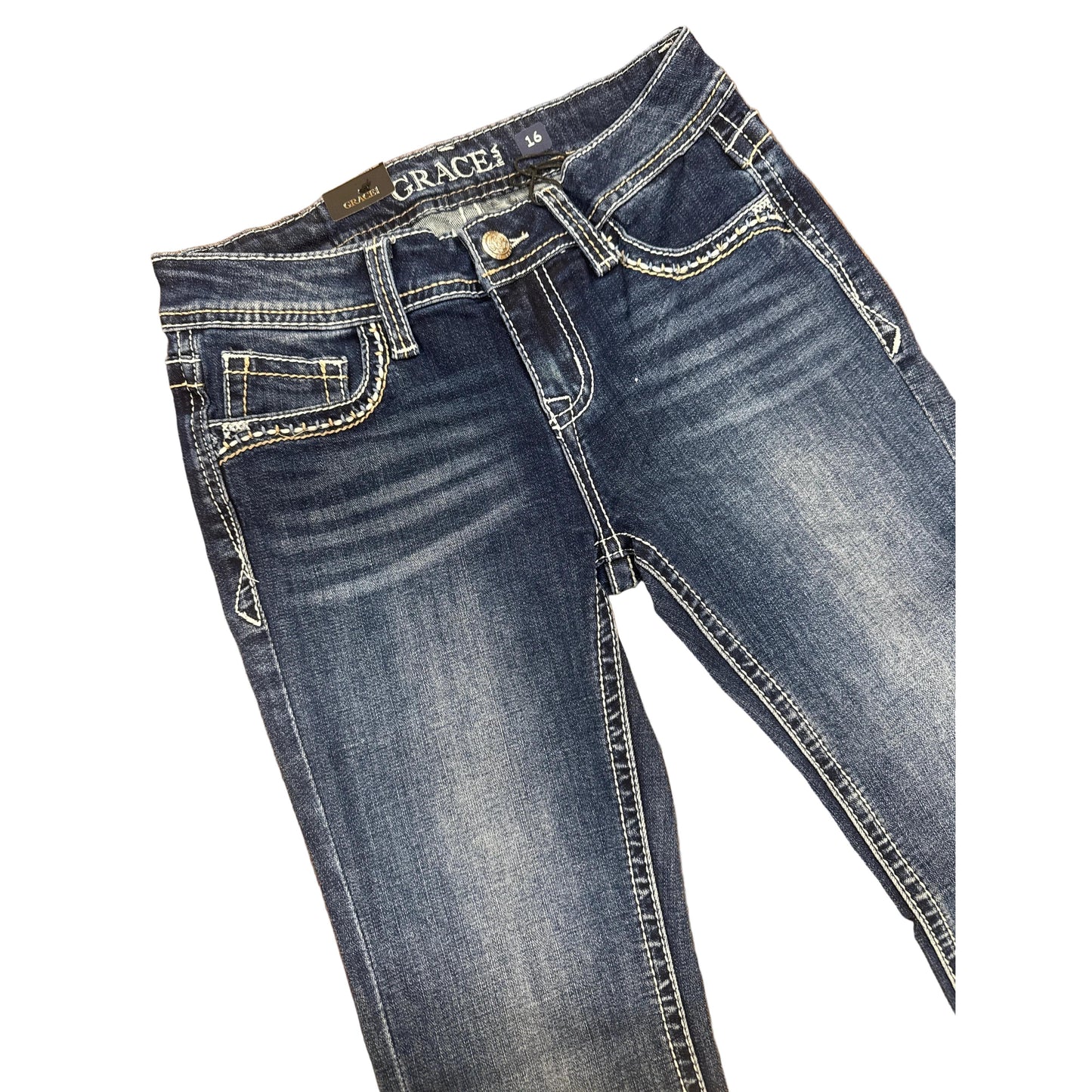 Grace in LA Girls Horseshoe Jeans