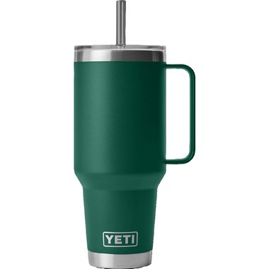 Yeti Rambler 1 L Straw Mug Intl - Black Forest Green