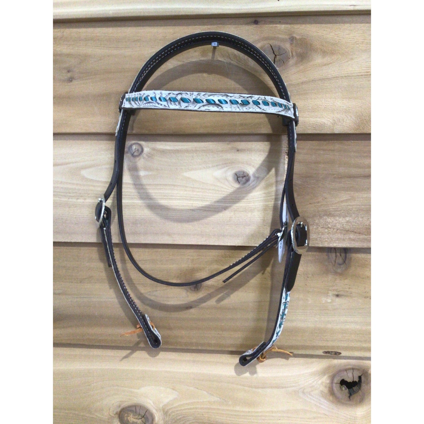 San Saba Equine Chocolate Browband Headstall