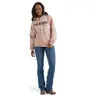 Wrangler Women's HO24 Aztec Print Hoodie - Pink