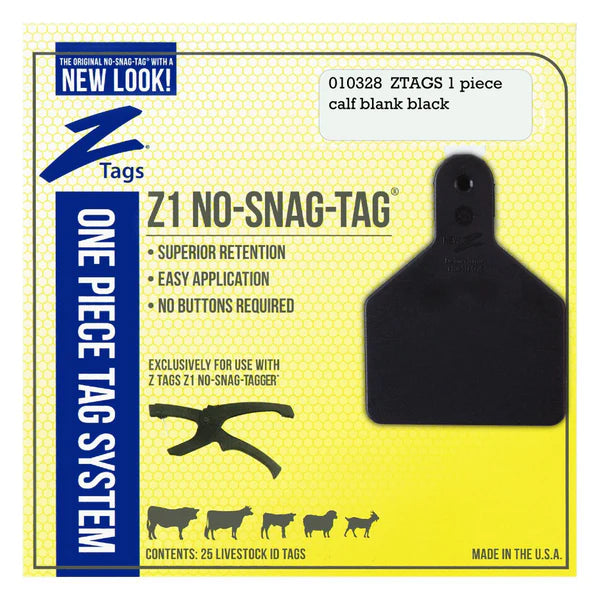 Z Tags Z1 Piece Blank No Snag - One Piece