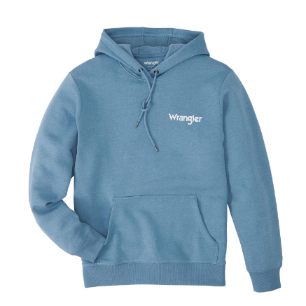 Wrangler® Men's Pullover Hoodie - Medium Blue