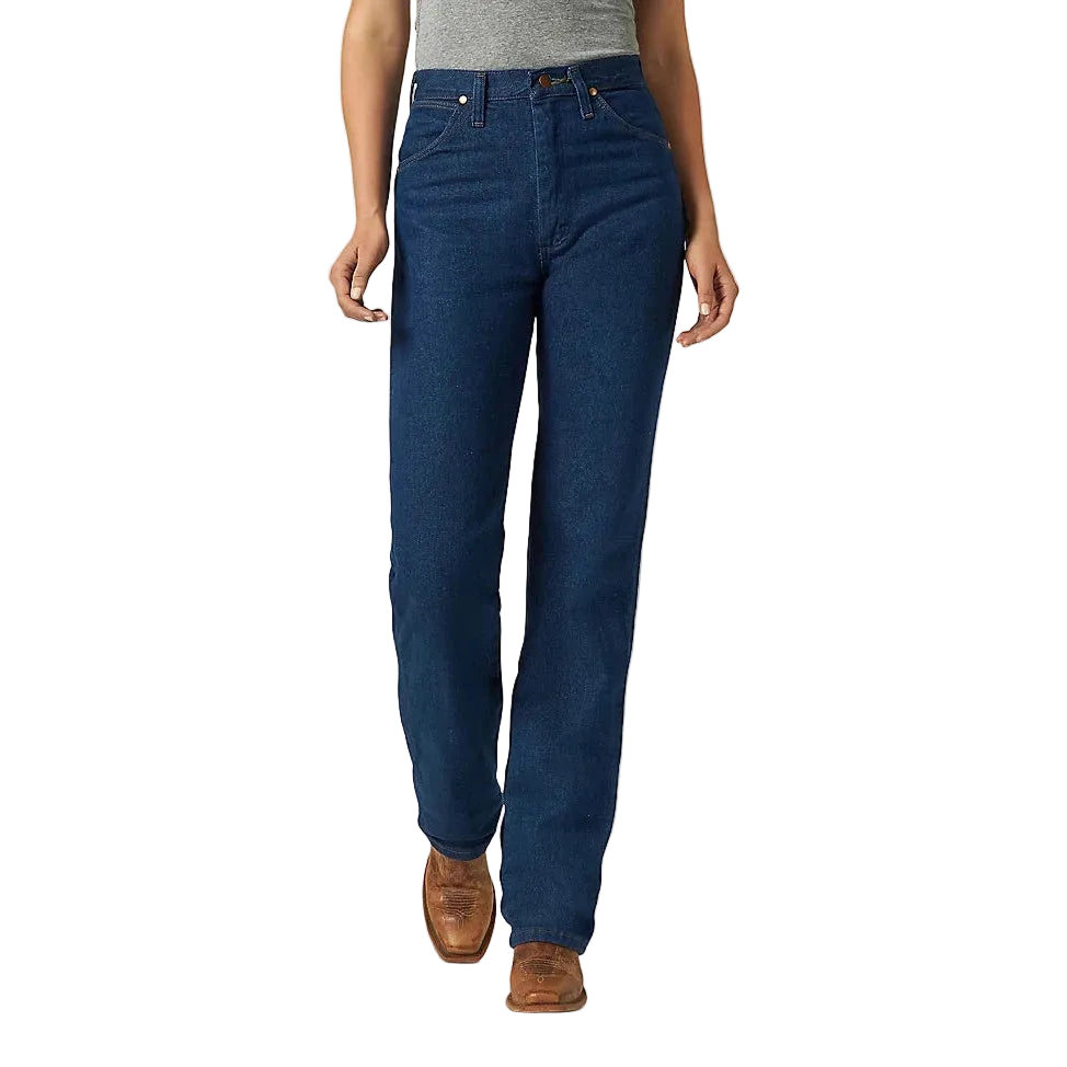 Wrangler Women's Cowboy Cut Slim Fit Jeans - Prewashed Indigo - Irvine Tack & Western Wear