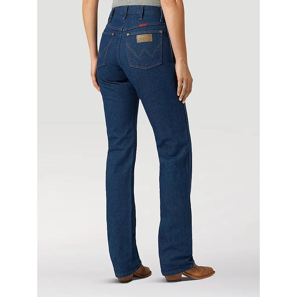 Wrangler® Cowboy Cut Straight Stretch Jean - Women's Jeans in Stonewash