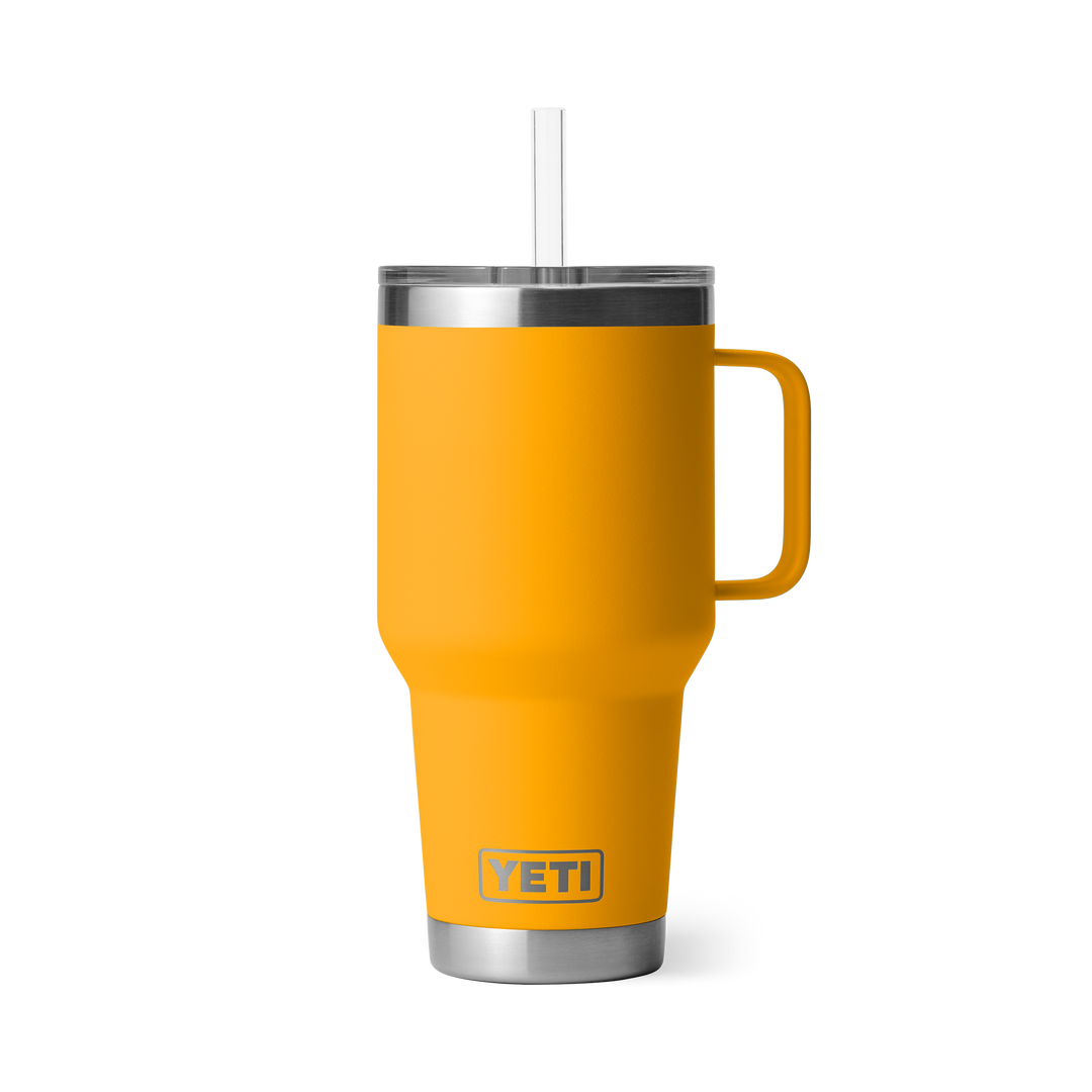 YETI Rambler 1 L Straw Mug with Straw Lid - Papaya