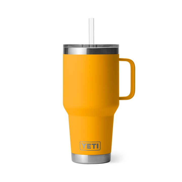 YETI Rambler 1 L Straw Mug with Straw Lid - Papaya