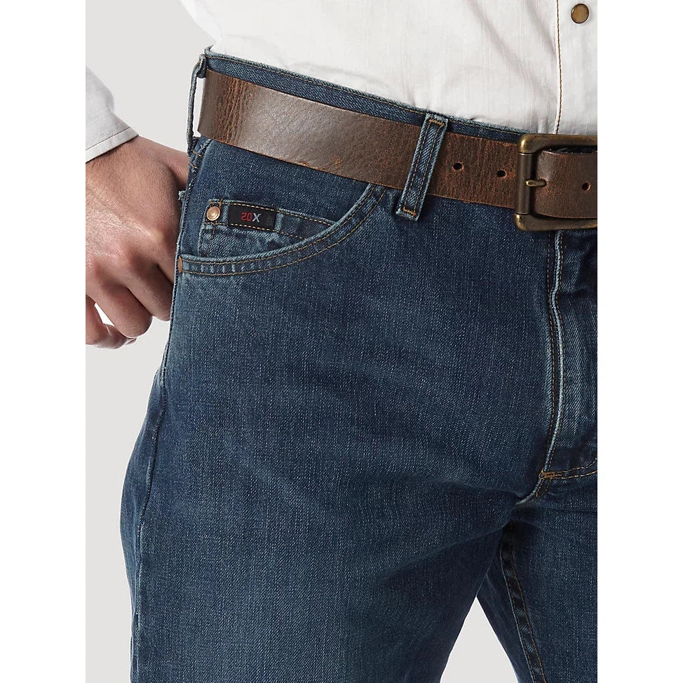 Wrangler Men's 20X No.01 Competition Jean - River Wash