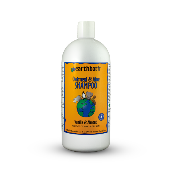 Earthbath Oatmeal & Aloe Shampoo Vanilla & Almond - 32oz