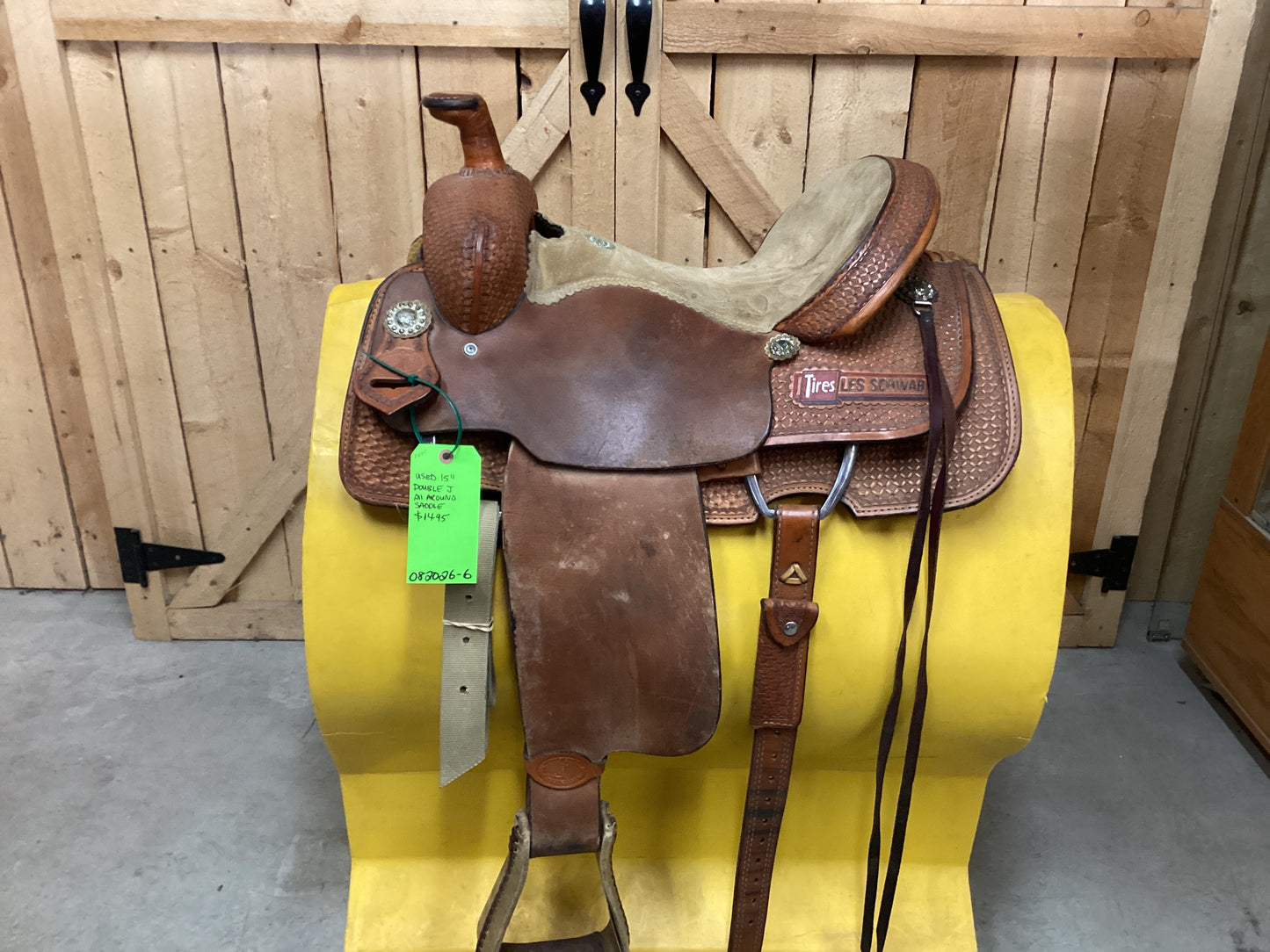 Used 15” Double J All Around Saddle