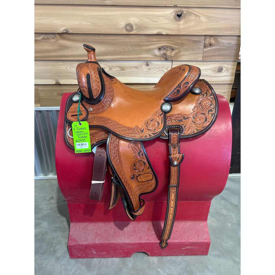 R.Ruelas  Custom 16" Cowhorse Saddle