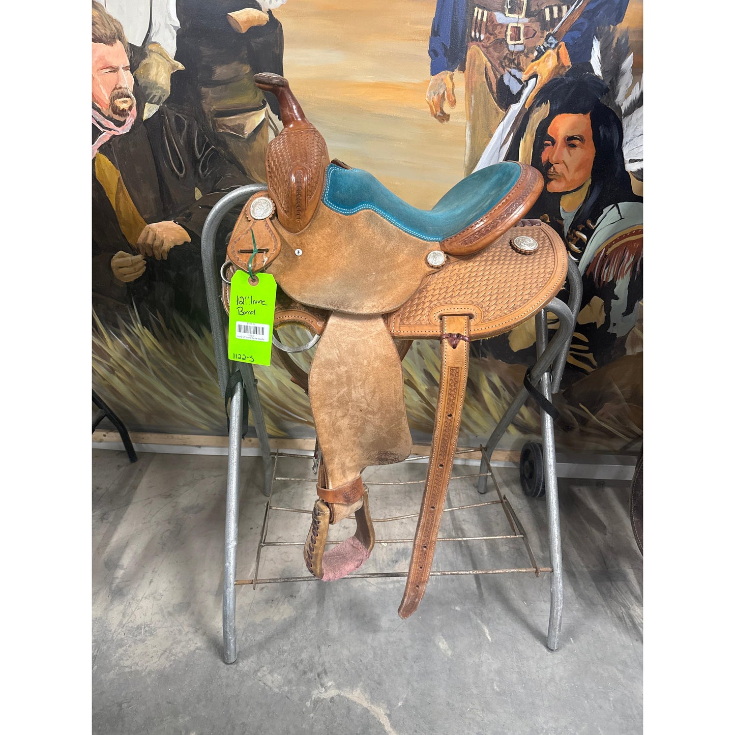 Used 12" Irvine Barrel Saddle