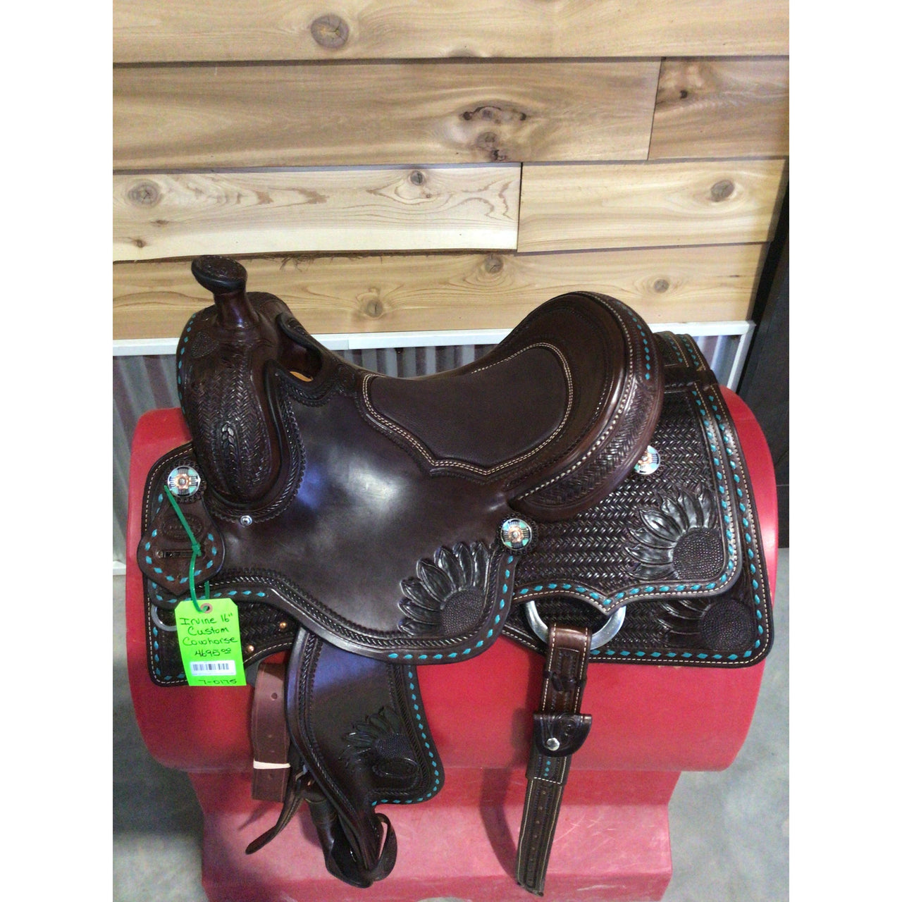 Irvine 16" Custom Cowhorse Saddle