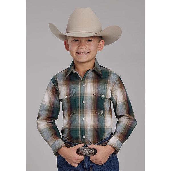 Roper Boy's Amarillo Western Shirt- Multi