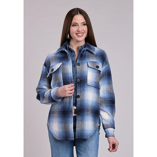 Roper Women's Long Sleeve Oversized Shacket-