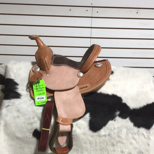 Irvine Kid's 10" Barrel  Saddle - 1/2 Basic Tooling