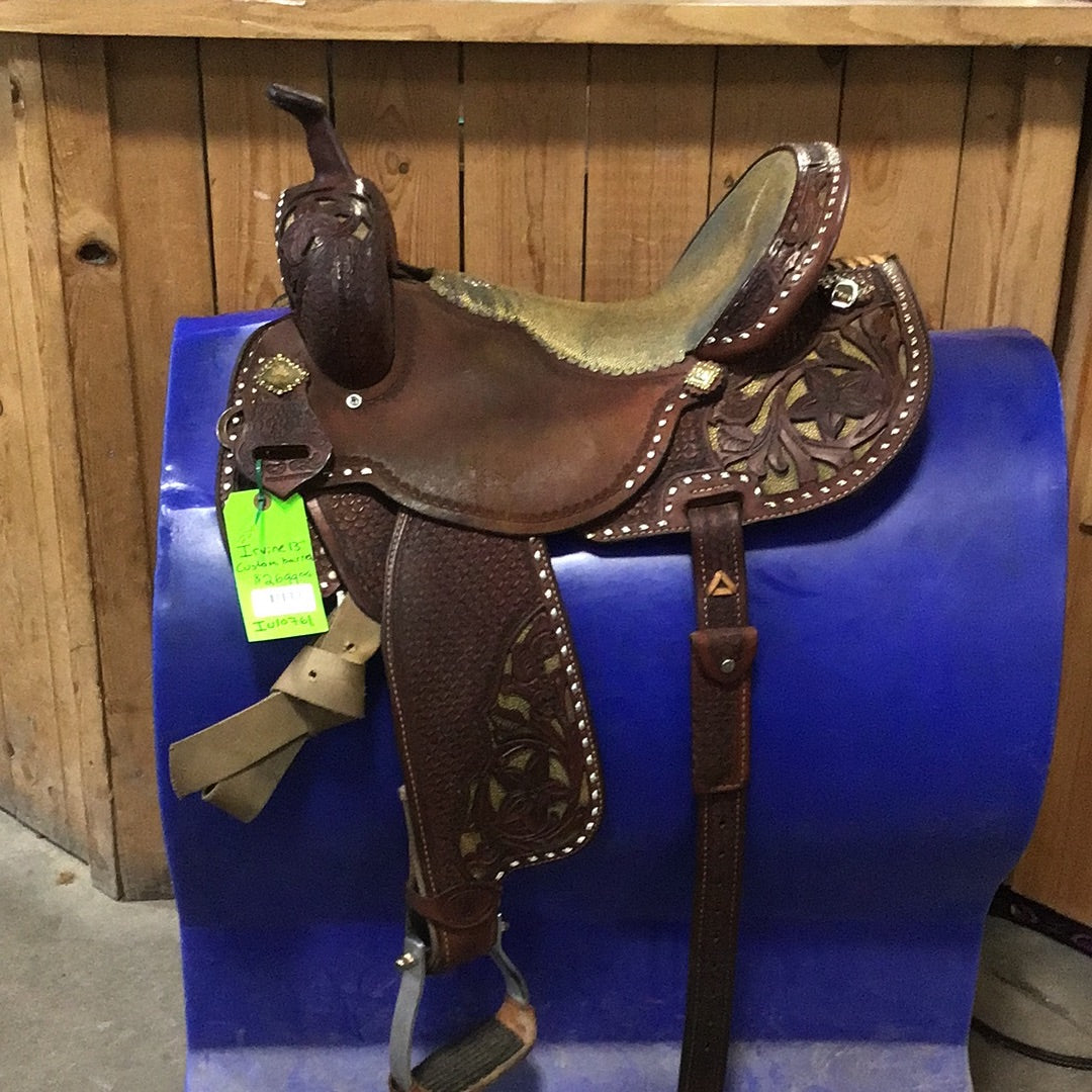 Irvine 13" Double J Barrel Saddle