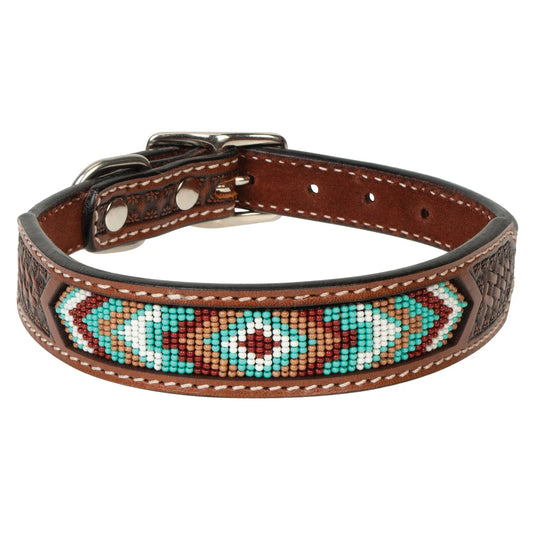 Weaver Beaded Aztec Dog Collar
