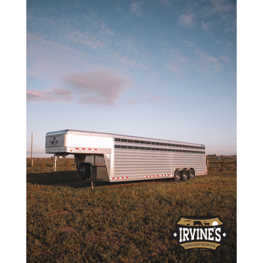 2026 4-Star 32' Stock Trailer w/ Plexiglass