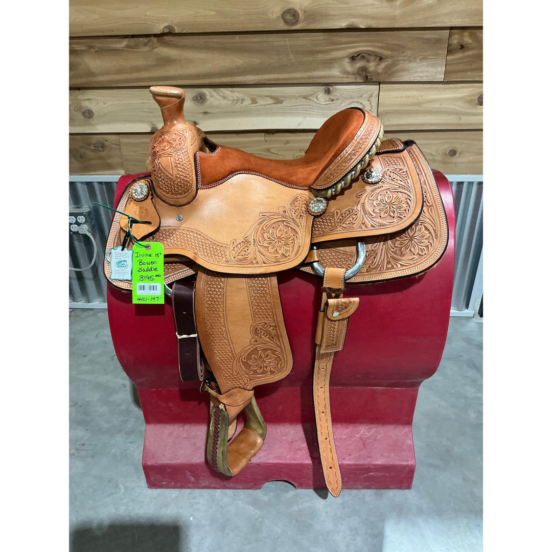 Irvine 15" Bowen Saddle - Irvine Tack &amp; Western Wear