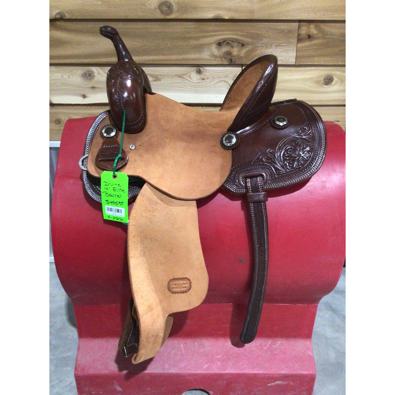 Irvine Elite Barrel Saddle