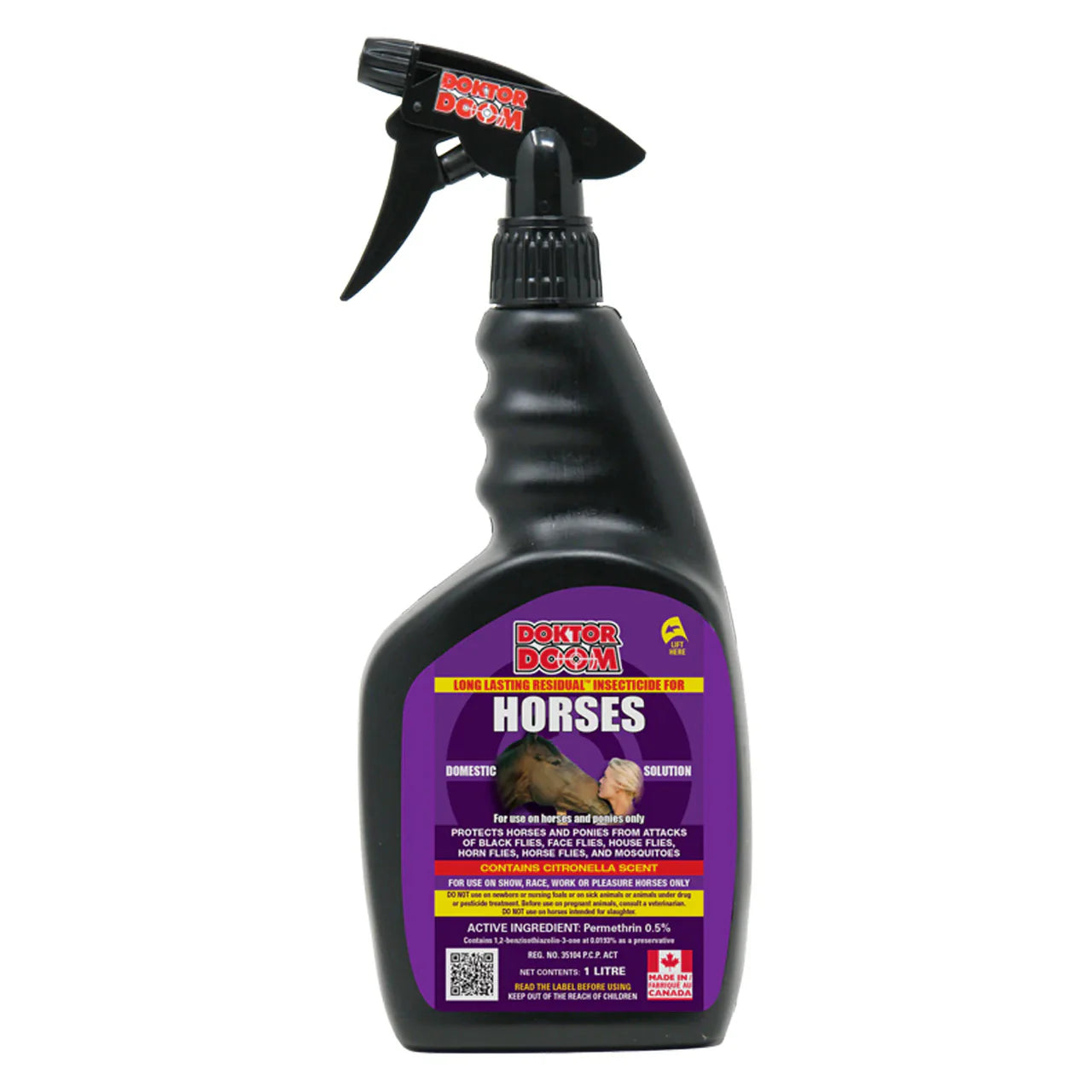 Dr Doom Long Lasting Residual insecticide for Horses-1L
