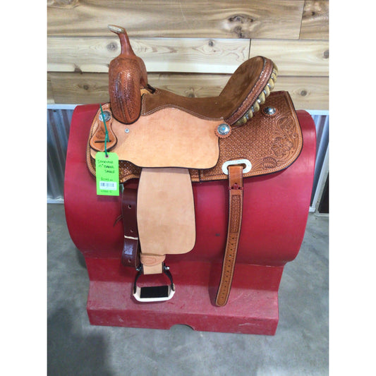 Stock Yard Barrel 15" Barrel Saddle
