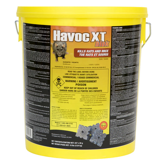 Havoc-XT Rodent Control Block Pail-270x20g