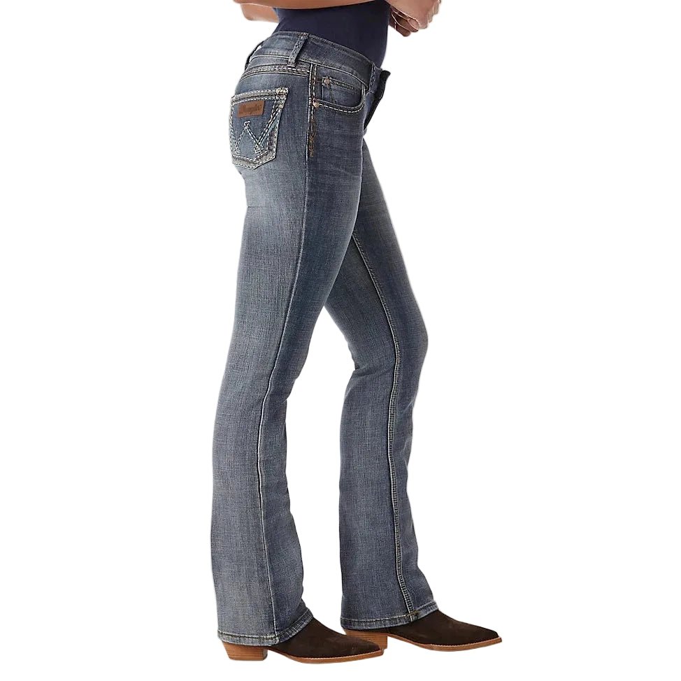 Wrangler Women's Retro Sadie Low Rise Bootcut Jeans - Dark Wash - Irvine Tack & Western Wear