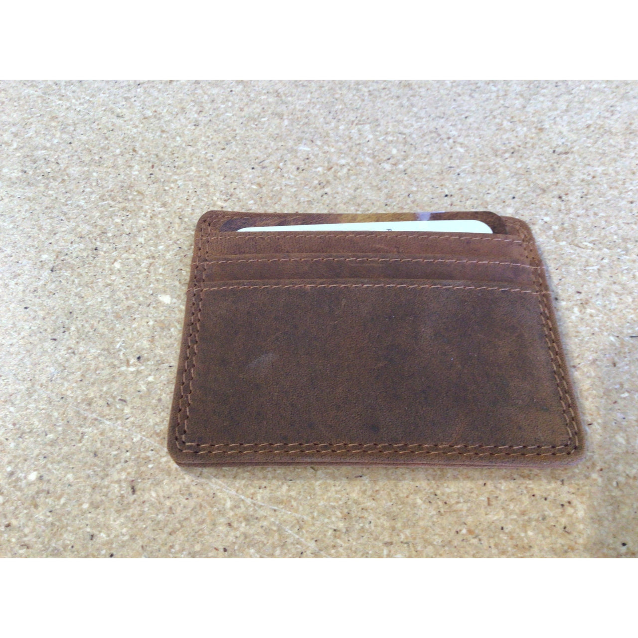 Rugged Earth Credit Card Wallet- Tan