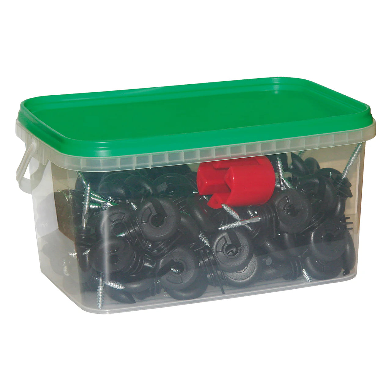 Corral Wood Post Screw-In Ring Insulator w/ Continous Support-100Tub