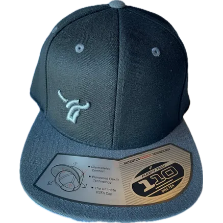 B8 Ranch Apparel 110 Flexfit Flat Brim Snapback with Small Logo Cap - Multiple Colours