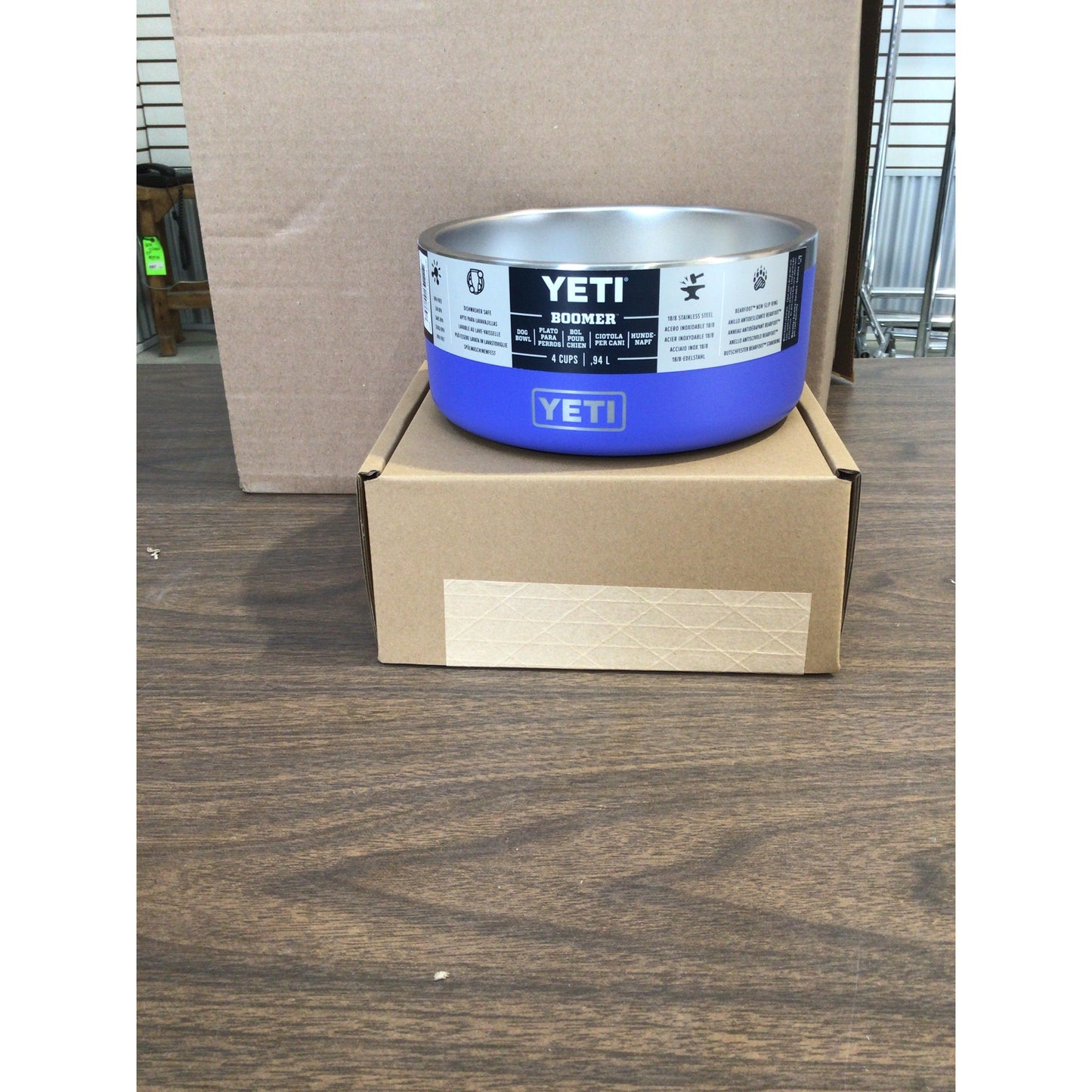 Yeti Boomer 4 Dog Bowl - Ultramarine Violet