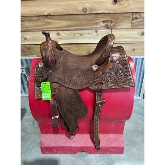 R. Ruelas Custom 16" Cowhorse Saddle