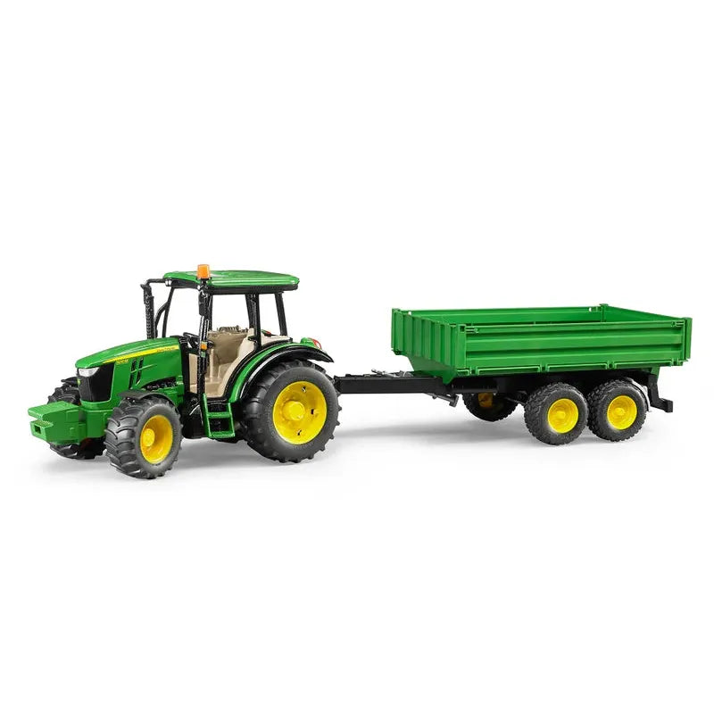 Bruder John Deere 5115M w Tipping Trailer