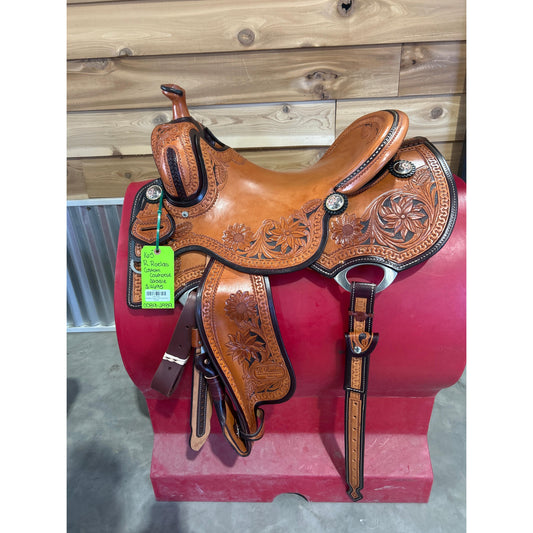 R.Ruelas Custom 16.5" Cowhorse Saddle