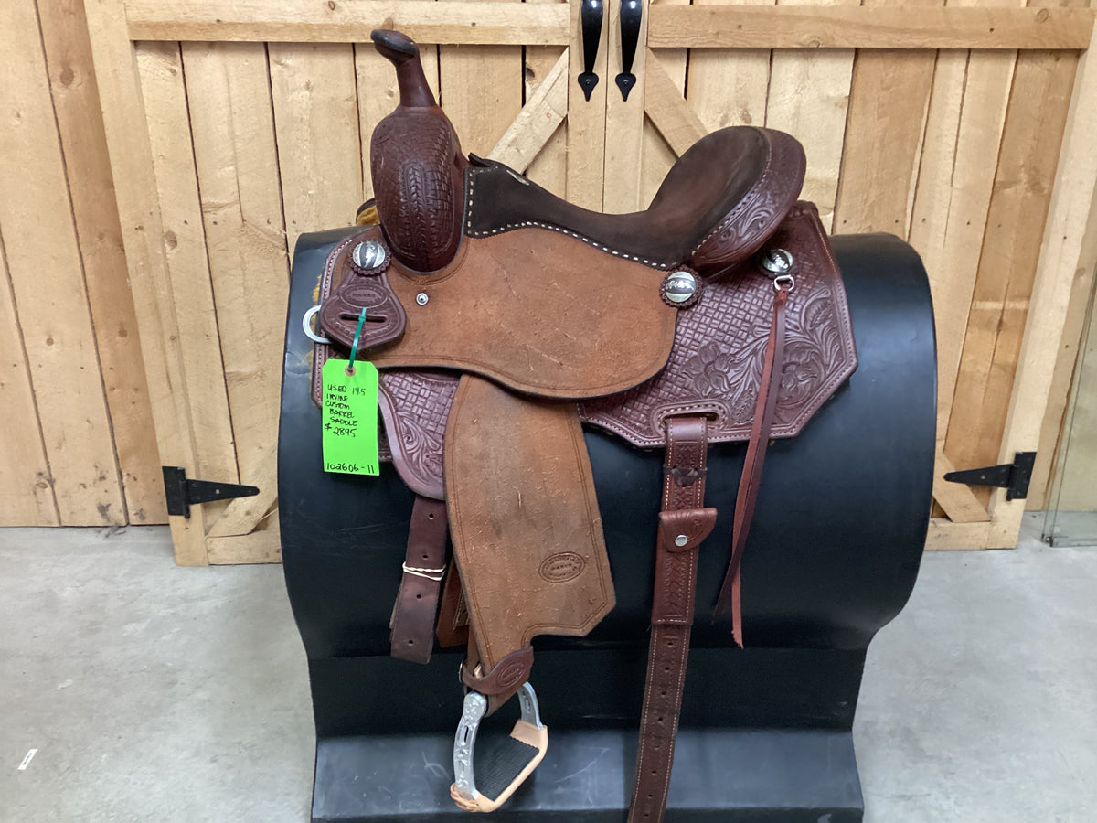 Used 14.5” Irvine Custom Barrel Saddle