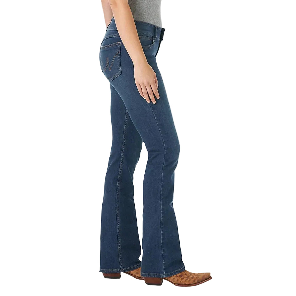 Wrangler Women's Essential Mid Rise Bootcut Jeans - Kora - Irvine Tack & Western Wear