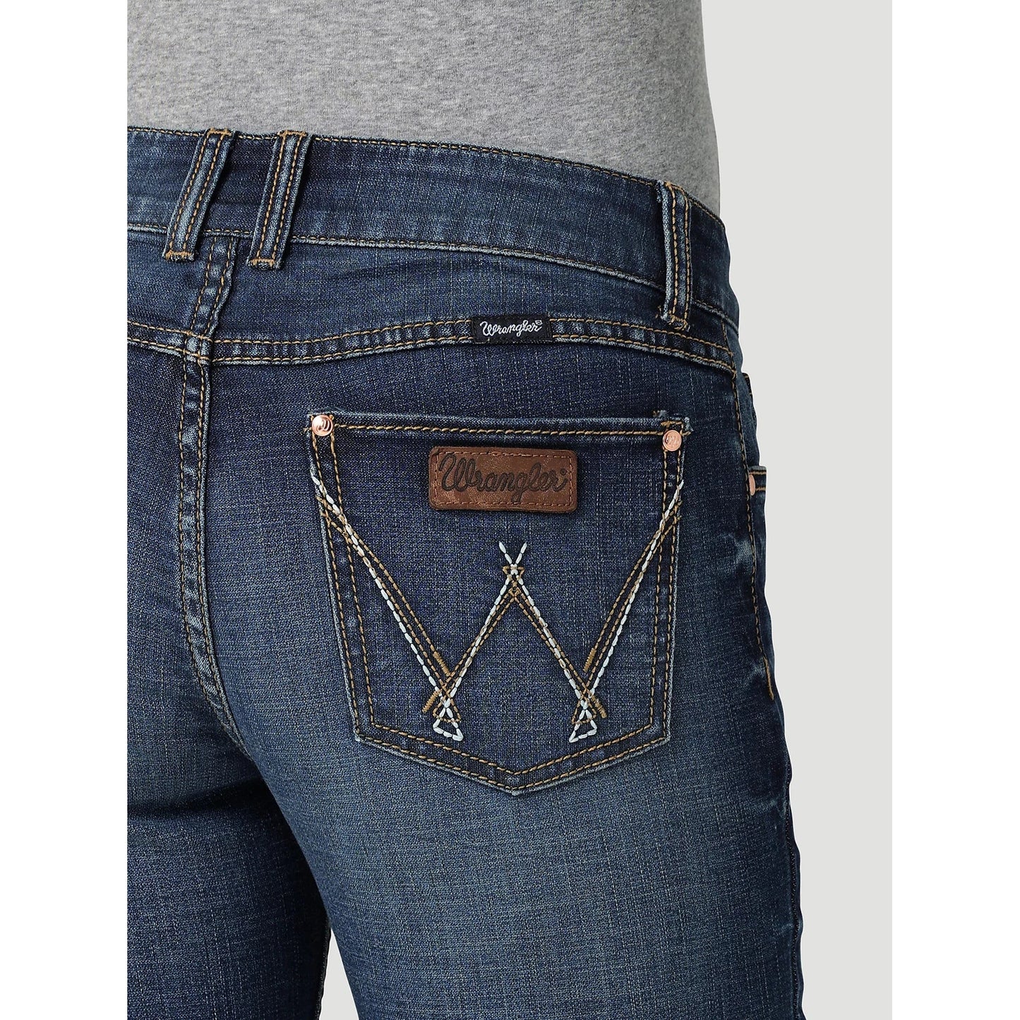 Wrangler Women's Retro Mae Mid Rise Bootcut Jeans - MS Wash