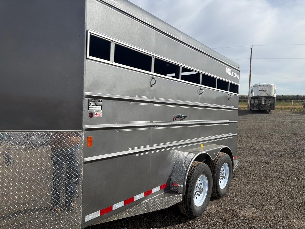 2027 Mustang 16' Bumper Pull Trailer Stock Trailer