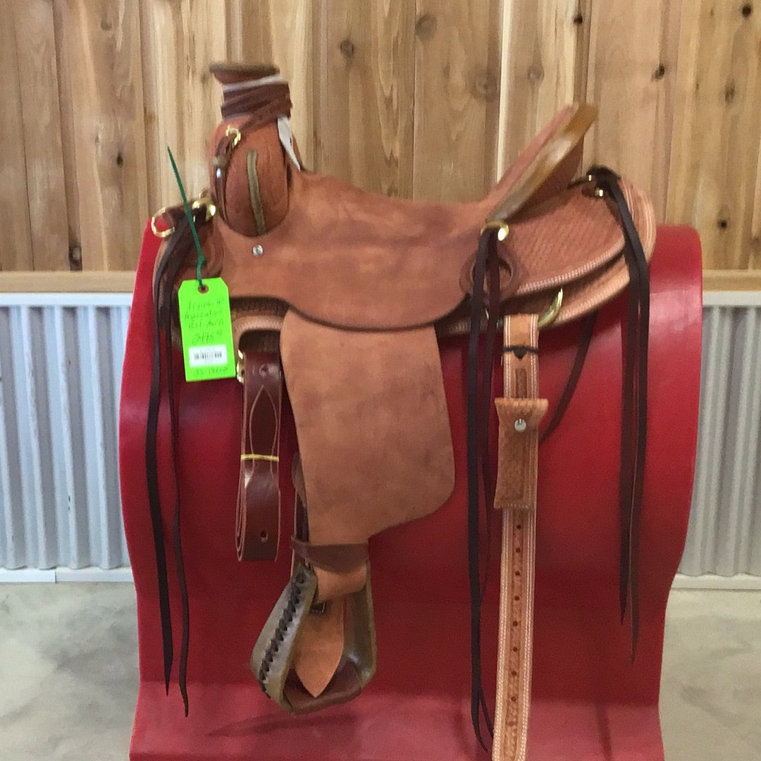 Irvine  16"  Association Modified Ranch Saddle - Post Horn
