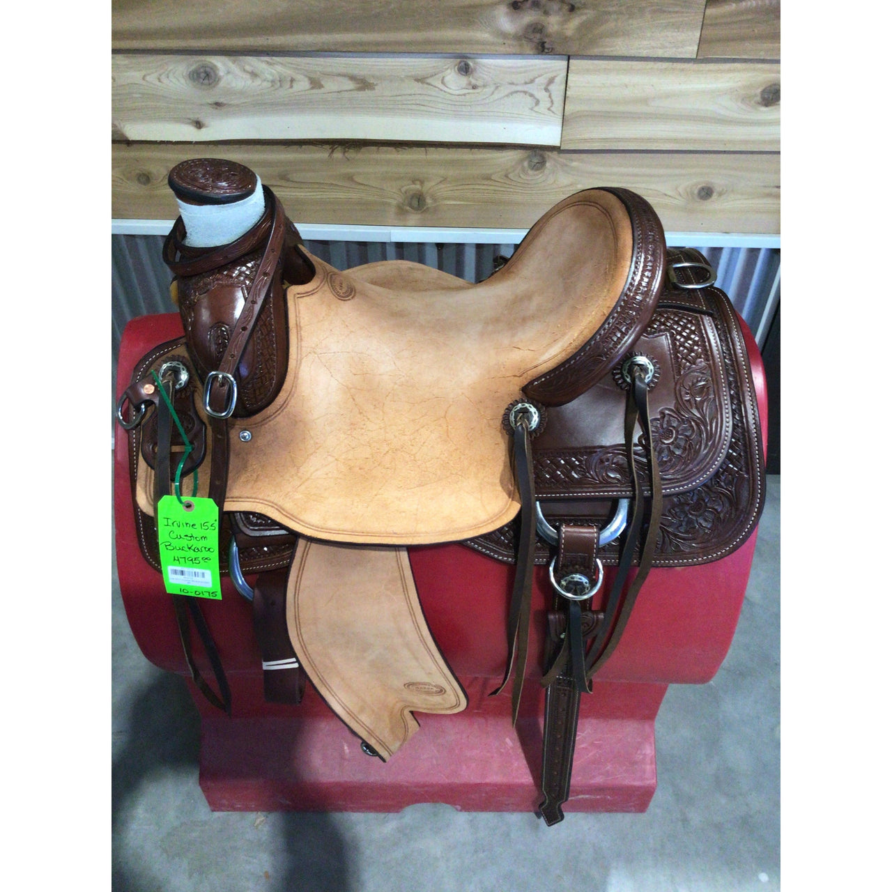 Irvine 15.5" Custom Buckaroo Saddle