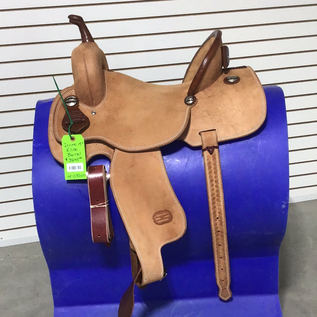 Irvine Elite 15” Barrel Saddle