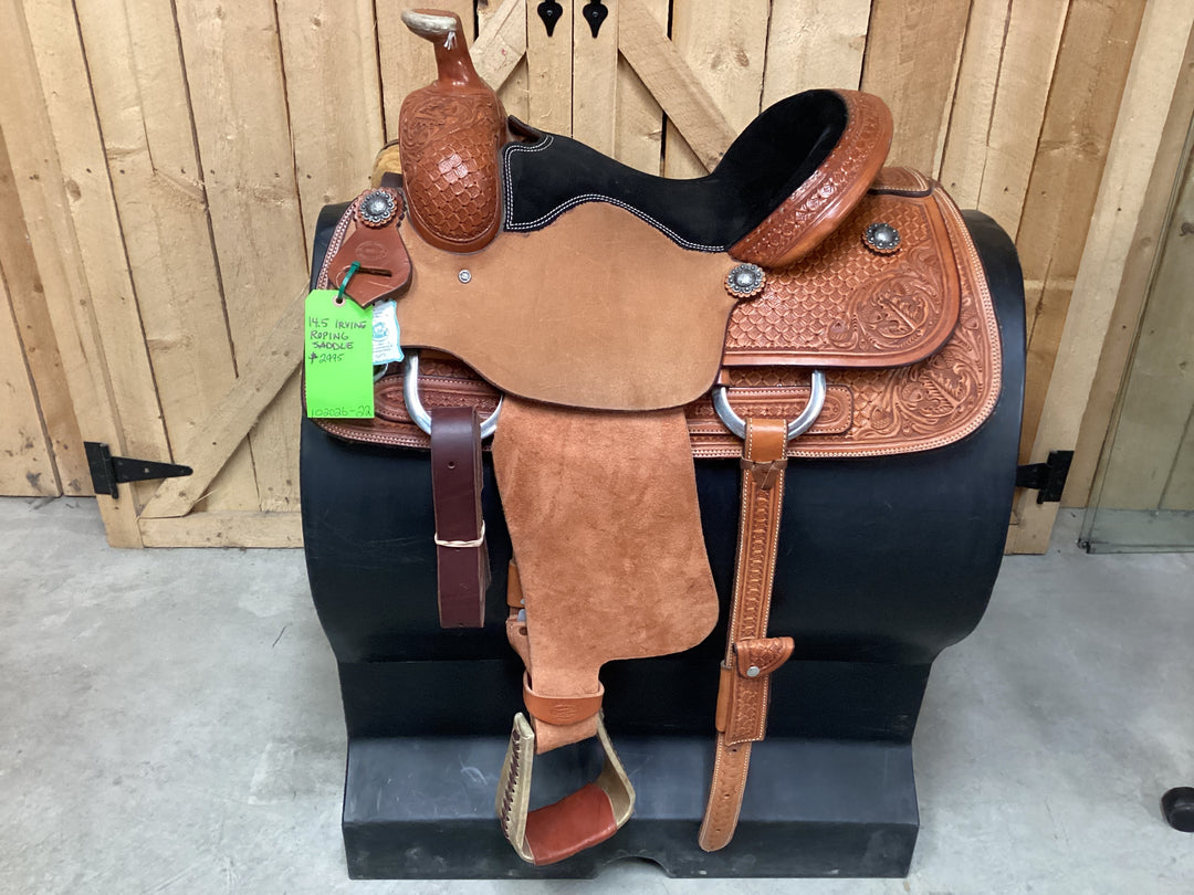 Irvine 14.5” Roping Saddle