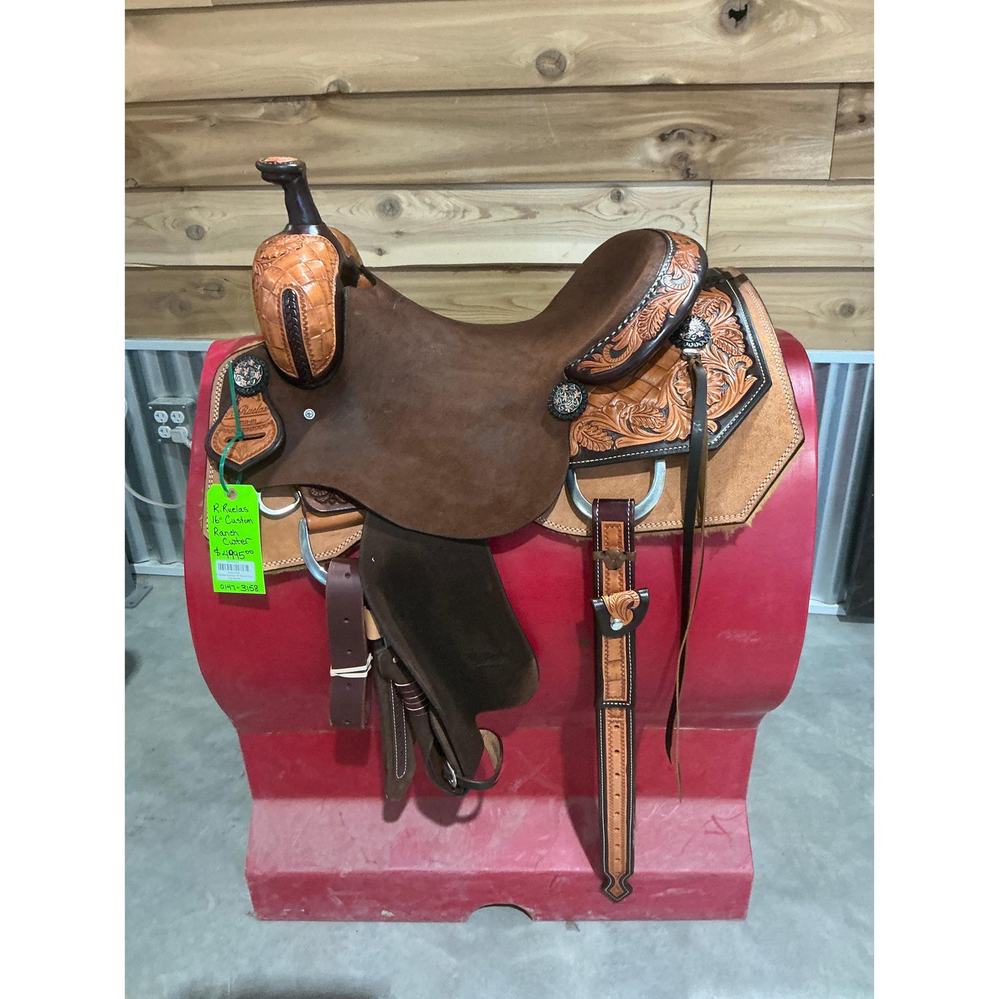 R. Ruelas Custom 16" Ranch Cutting Saddle