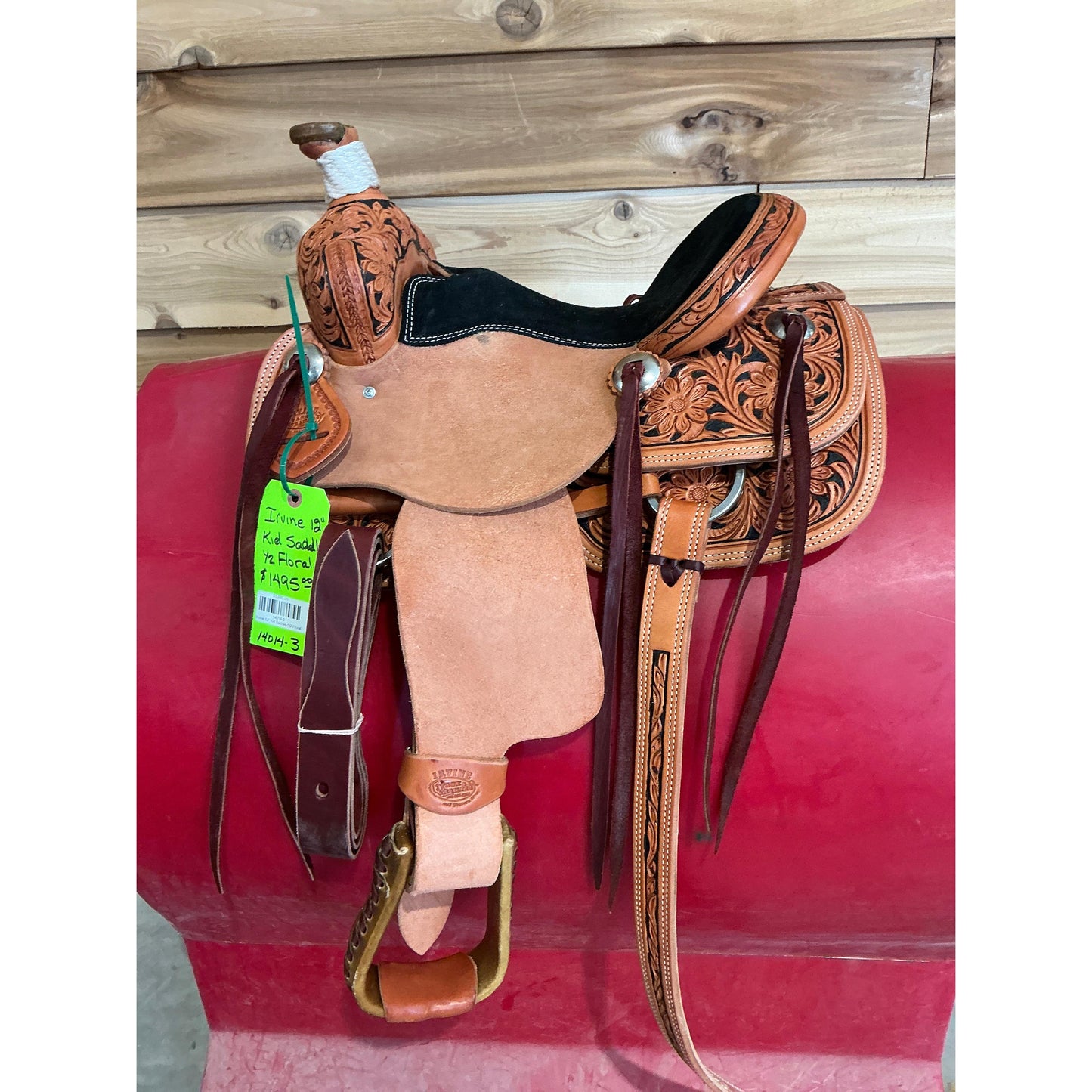 Irvine 12" Kid Saddle-1/2 Floral