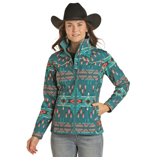 Powder River Women's Aztec Softshell Rodeo Jacket