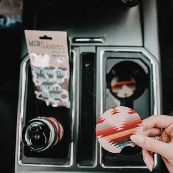 The Front Porch Label Car Coasters - Assorted