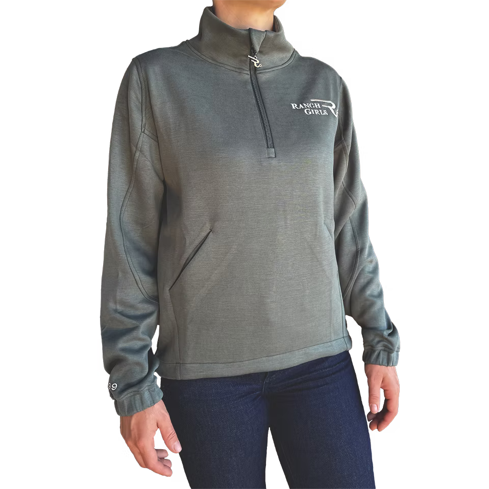 Ranch Girls Women's Western Activewear Zip UP Ivy Sweatshirt- Multiple Colours